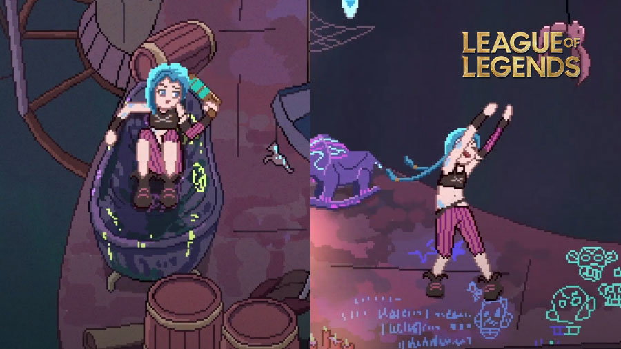Pixel Art Game z Arcane to zaskakuący projekt, który przenosi Jinx do ...